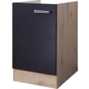 Flex-Well Spülenunterschrank Seria Anthrazit Eiche 50 cm Bild 1
