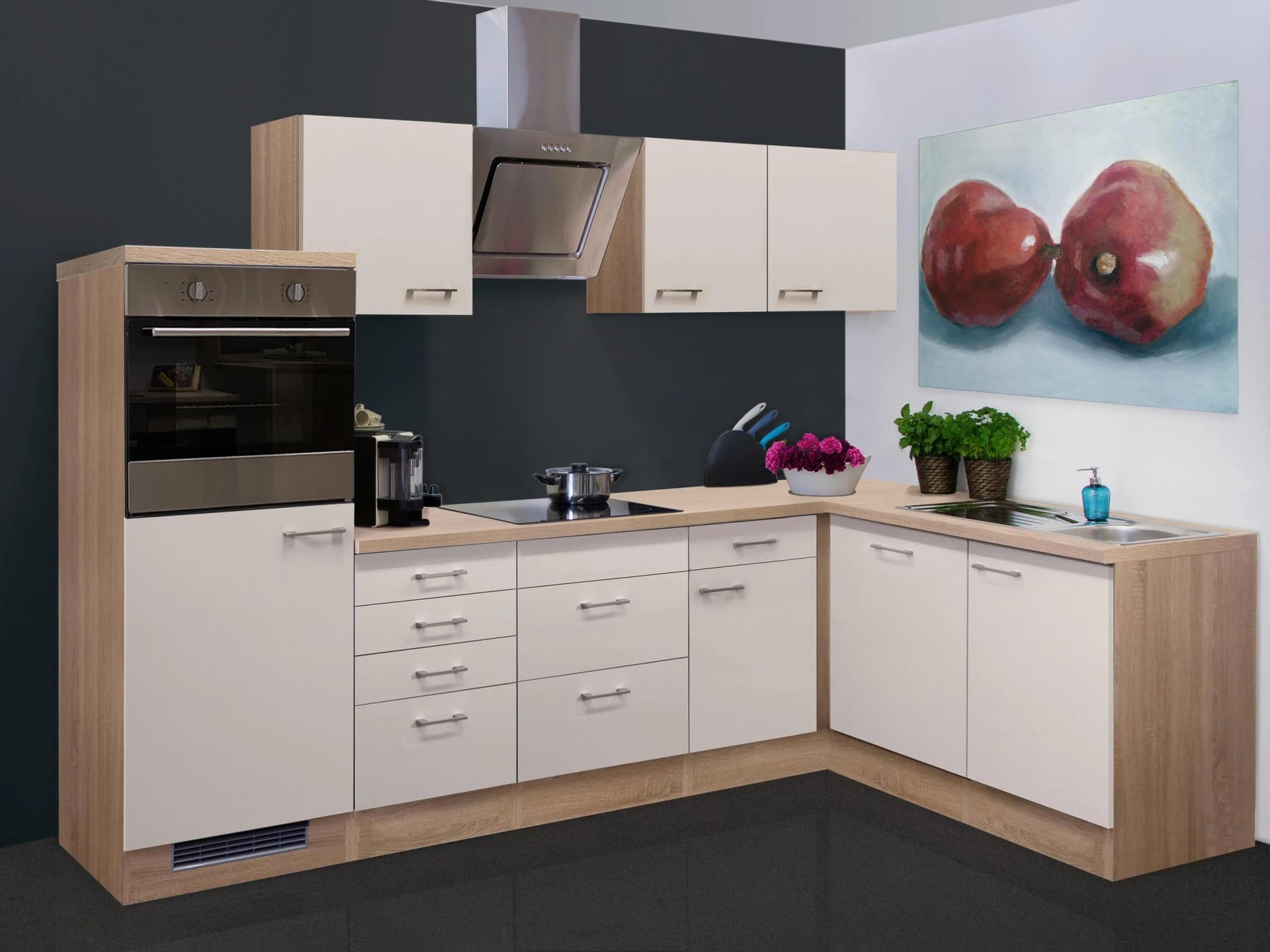 Flex-Well Winkelküche G-999-2813-015 Nepal mit Backofen und Glaskeramik - Bild 2