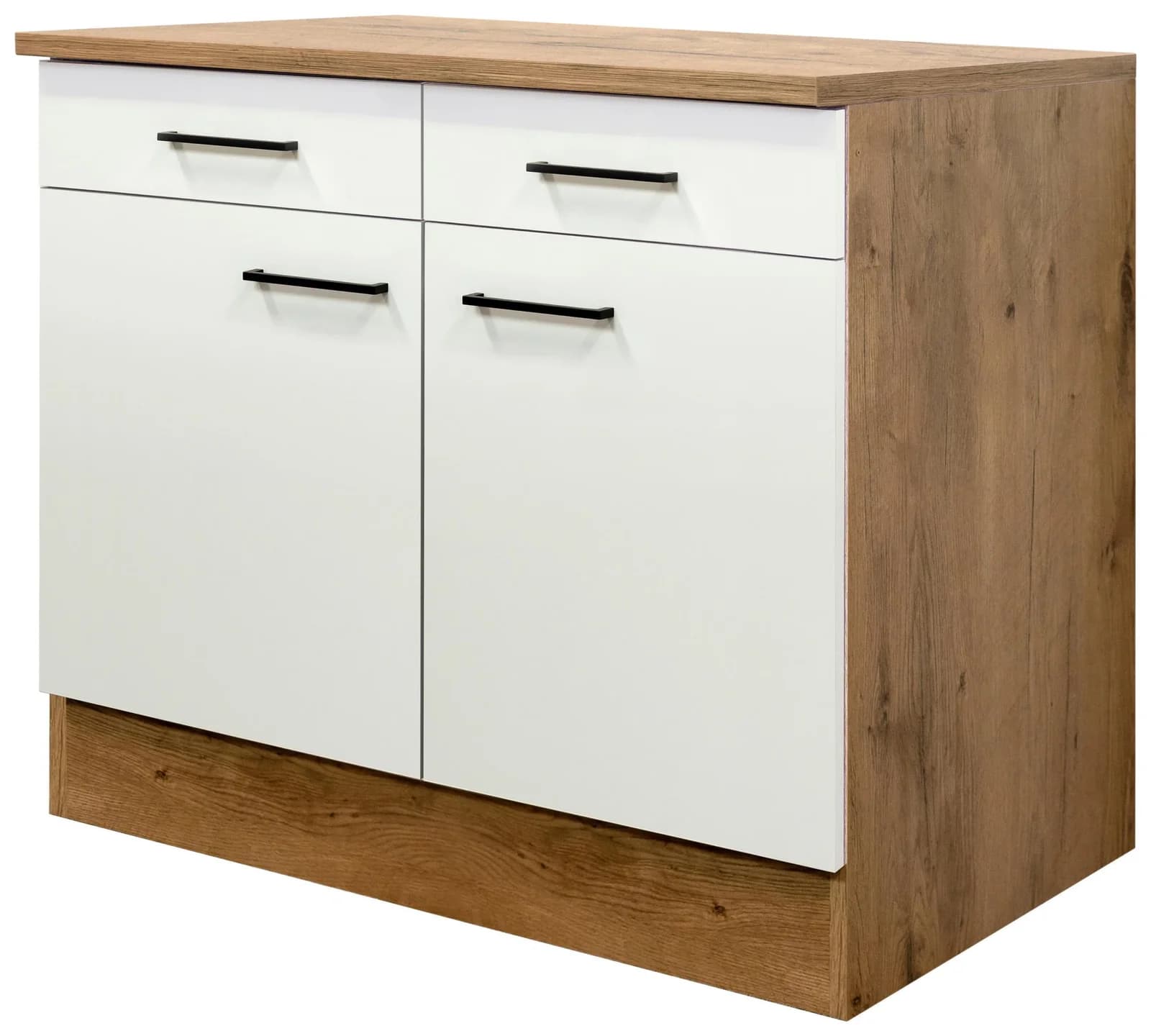 FLEX-WELL Unterschrank Vintea Beige Seidenmatt 100cm - Bild 5