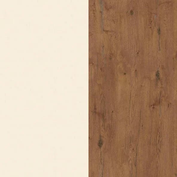 Küchenoberschrank Avila Eichefarben/Magnolie Holz