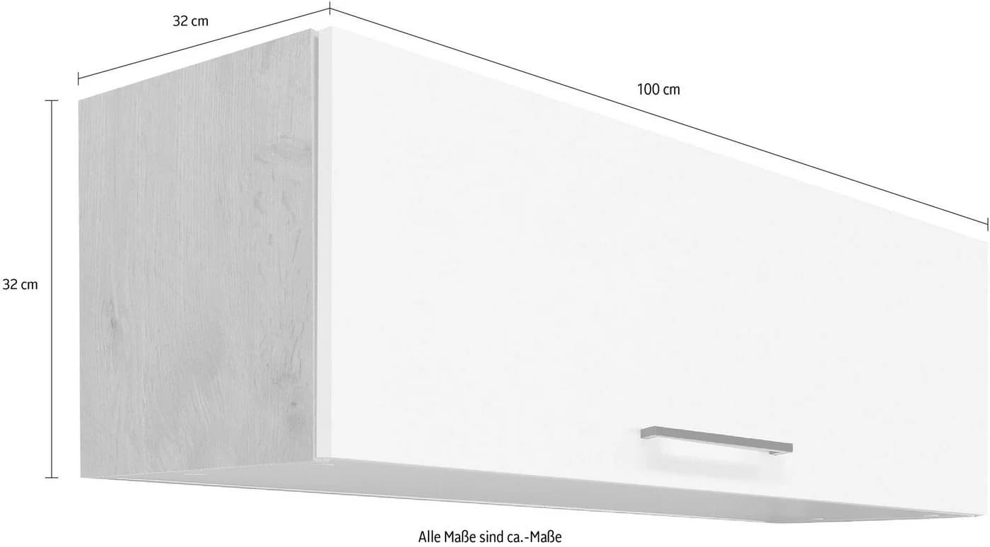 Küchenoberschrank Avila Eichefarben/Magnolie Holz - Bild 3