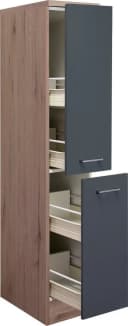 Apothekerschrank FLEX-WELL "Morena" Basaltgrau San Remo Eiche Bild 2