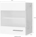 Flex-Well Glashängeschrank Morena Eiche-Optik mit Stollenglastüren Bild 3
