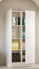 Flex-Well Mehrzweckschrank-Set LUCCA 2-teilig Weiß Bild 1