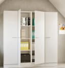 Flex-Well Mehrzweckschrank-Set LUCCA 4-teilig Weiß Bild 1
