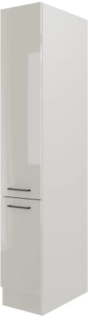 FLEX-WELL Apothekerschrank Lund Grau Glänzend Bild 4