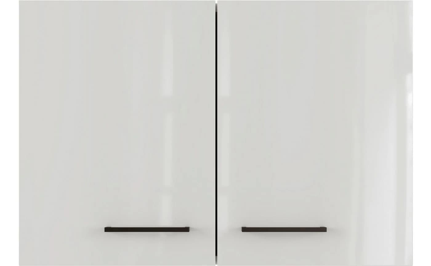 Flex-Well Hängeschrank Lund Modern Weiß/Grau Viel Stauraum