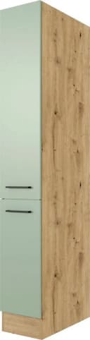 Flex-Well Apothekerschrank Cara Schilfgrün Artisan Eiche Bild 1