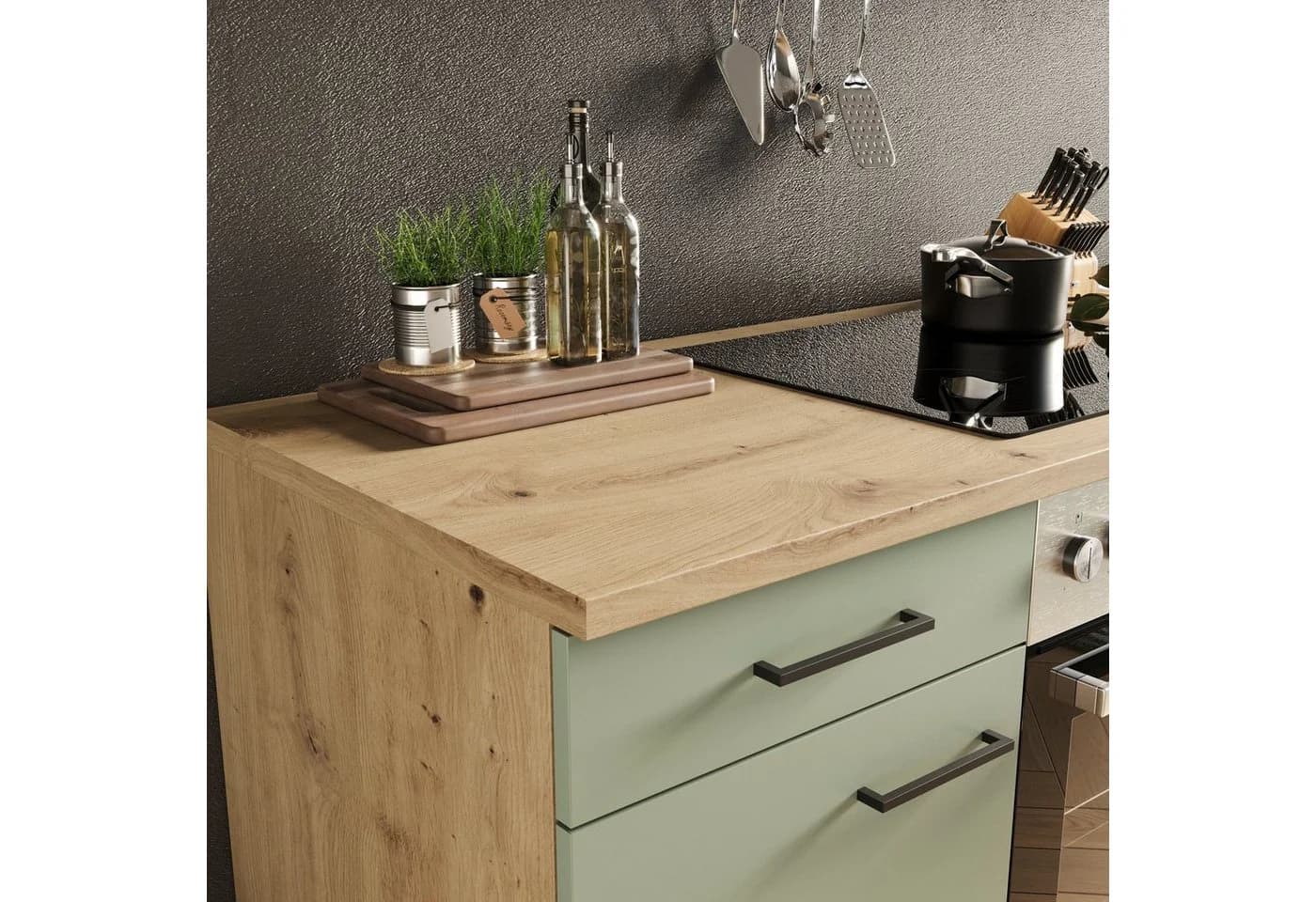 Flex-Well Küche Cara 220 cm Modern Erweiterbar - Bild 5
