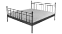 Metallbett Schwarz, 140x200 cm Bild 2