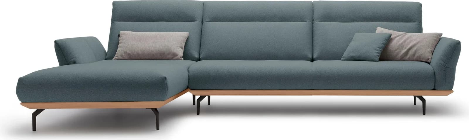 Creation BY ROLF BENZ Ecksofa CR.460 Blau/Grau