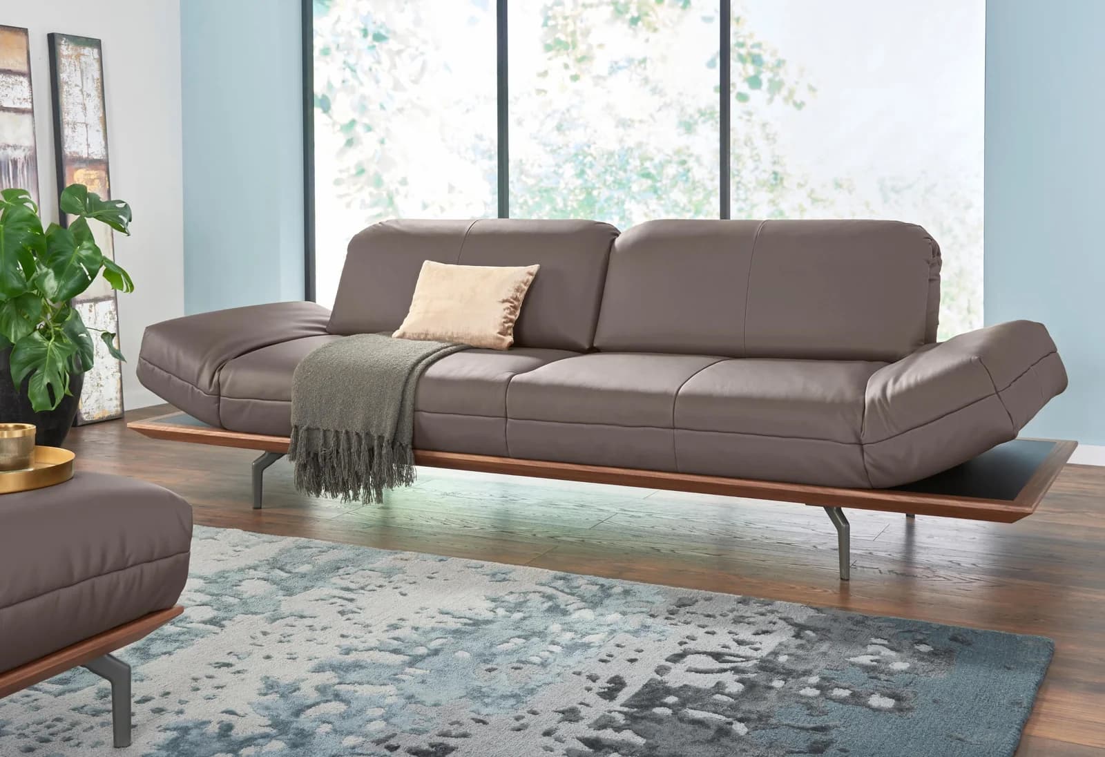Creation BY ROLF BENZ CR.420 Designsofa Loungesofa 3-Sitzer Beige