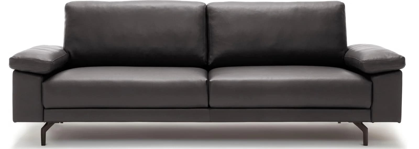 CREATION BY ROLF BENZ CR.450 2-Sitzer Sofa Leder Grau Braun