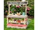 MUDDY BUDDY® Kaufladen Garden Friend Outdoor Shop Warmgrau/Malvenrosa Bild 1