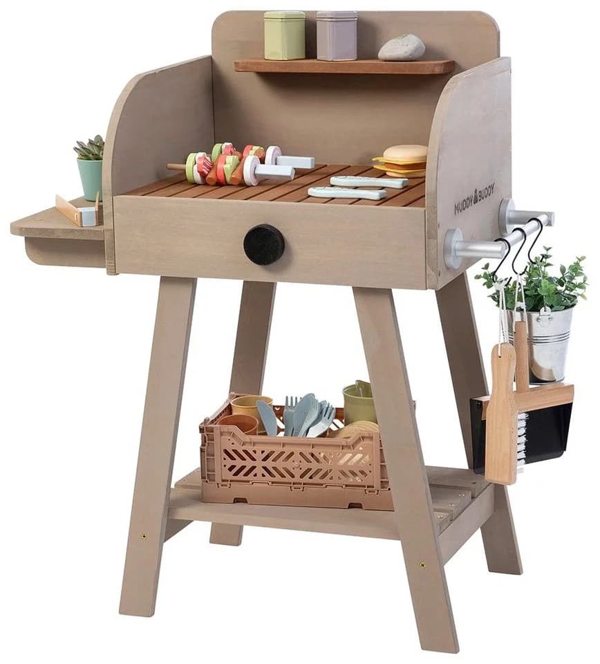MUDDY BUDDY Kinder-Grill BBQ Chef Grau Outdoor Spielgrill - Bild 2