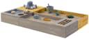 MUDDY BUDDY® Sandkasten Flexy Style Warmgrau-Ocker Holzschutz Bild 1