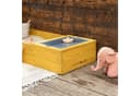 MUDDY BUDDY Space Saver Sandkasten ocker Massivholz mit Wanne Bild 5