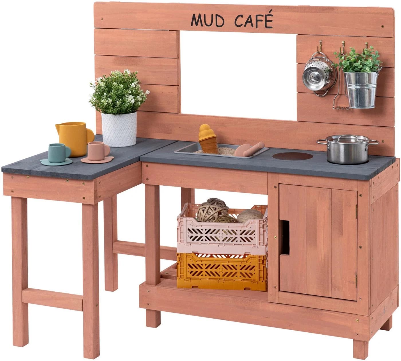 MUDDY BUDDY Outdoor-Spielküche Matschküche Coffee Corner puderrosa - Bild 2