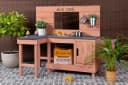 MUDDY BUDDY Outdoor-Spielküche Matschküche Coffee Corner puderrosa Bild 3