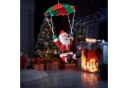 Raburg LED-Dekofigur Santa Claus Weihnachtsmann mit buntem LED-Fallschirm Bild 3