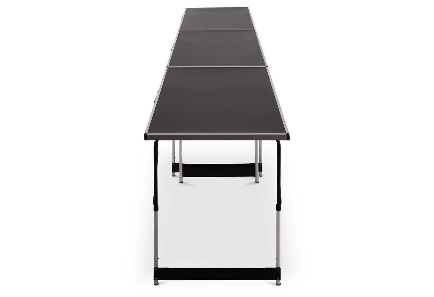 Raburg Multifunktionstisch 3-teilig Klappbar Höhenverstellbar Schwarz/Silber - Bild 4