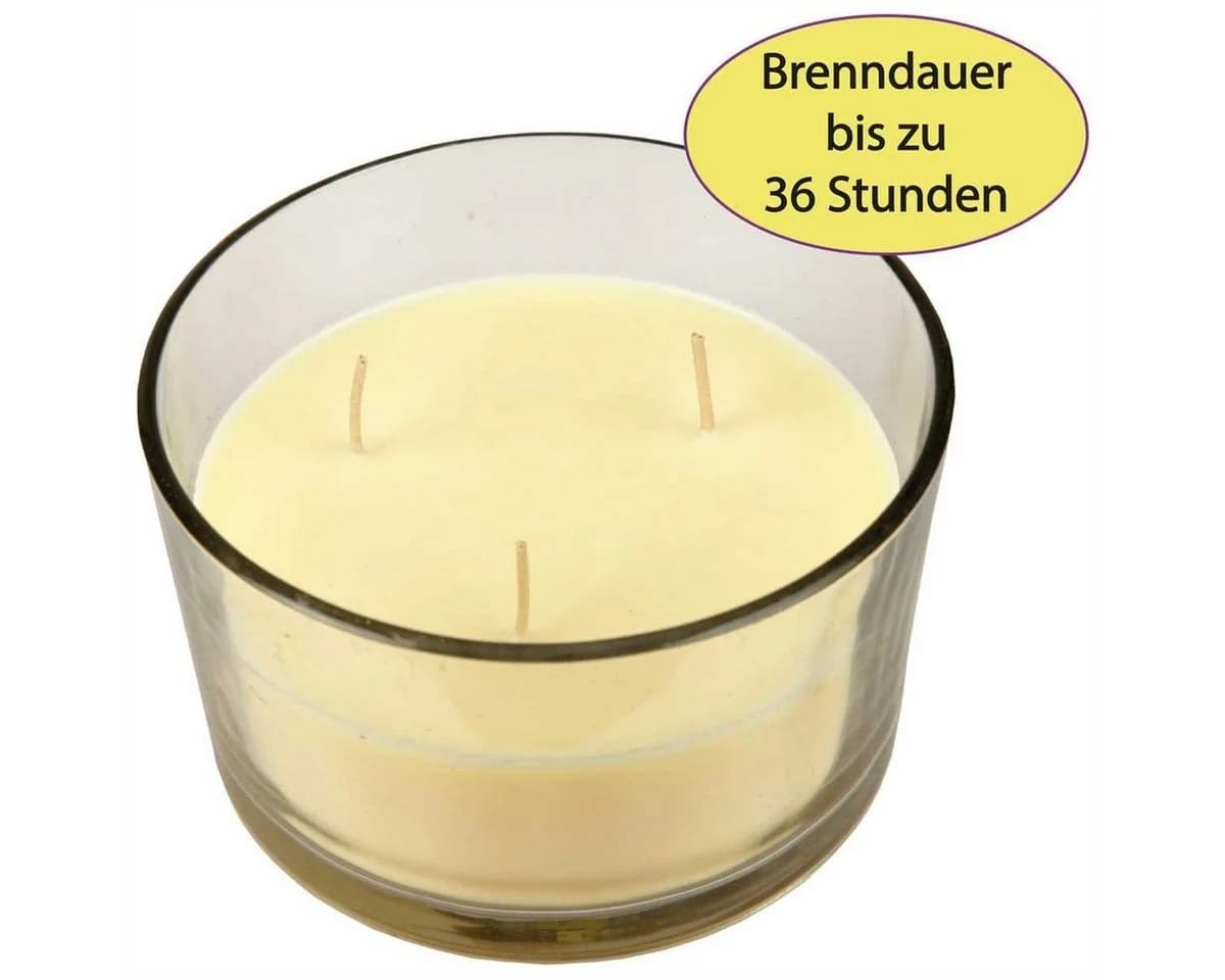 HS Candle Duftkerze Cocktail Edition 3-Docht Glas 36h Brenndauer