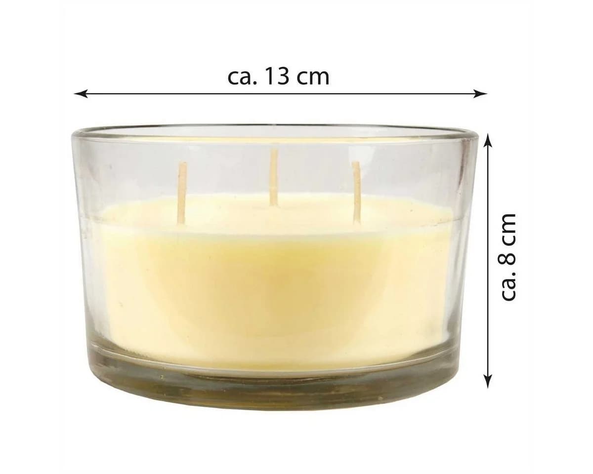 HS Candle Duftkerze Cocktail Edition 3-Docht Glas 36h Brenndauer - Bild 3