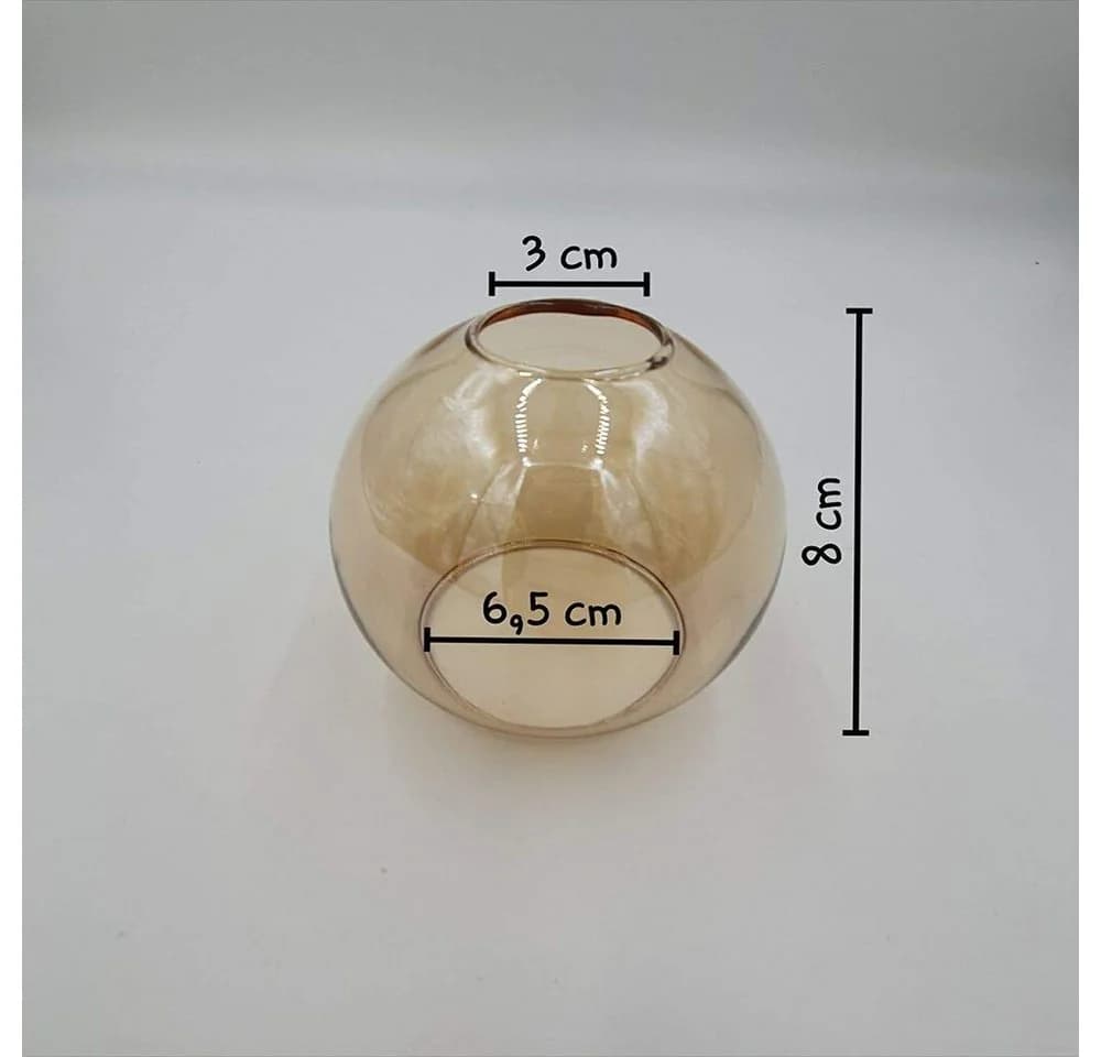 Lichthandel Hoch Lampenschirm E14 Ersatzschirm Glas
