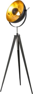 OTTO HOME Stehlampe Elenoire Schwarz/Gold Metall Bild 2