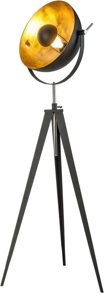 OTTO HOME Stehlampe Elenoire Schwarz/Gold Metall - Bild 2