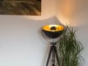 OTTO HOME Stehlampe Elenoire Schwarz/Gold Metall Bild 4