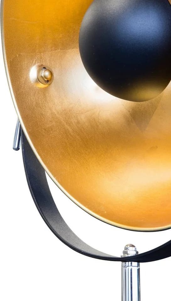 OTTO HOME Stehlampe Elenoire Schwarz/Gold Metall - Bild 5