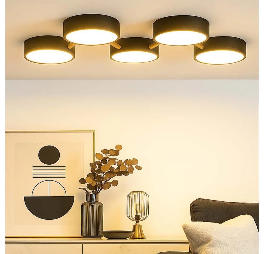 NOWA LED Deckenleuchte Warmweiß Dimmbar Rund Deckenlampe - Bild 2