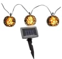 NOWA LED Dekolicht Solarlichterkette Schwarz Feuereffekt Bild 2