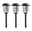 NOWA LED Solarleuchte Schwarz Flammeneffekt Garten Deko Bild 2