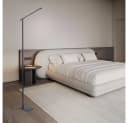 NOWA LED Stehlampe Anthrazit Touchdimmer Beweglicher Spot Bild 1