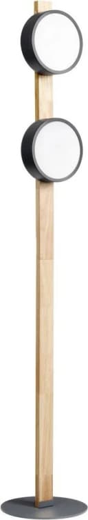 andas LED Stehlampe Fjälla Warmweiß Holz Metall Anthrazit Bild 1