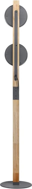 andas LED Stehlampe Fjälla Warmweiß Holz Metall Anthrazit Bild 3