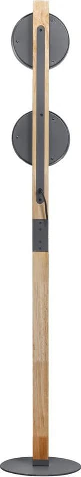 andas LED Stehlampe Fjälla Warmweiß Holz Metall Anthrazit - Bild 3