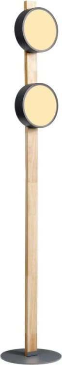 andas LED Stehlampe Fjälla Warmweiß Holz Metall Anthrazit Bild 4