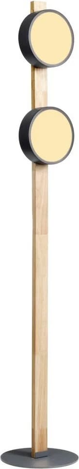 andas LED Stehlampe Fjälla Warmweiß Holz Metall Anthrazit - Bild 4