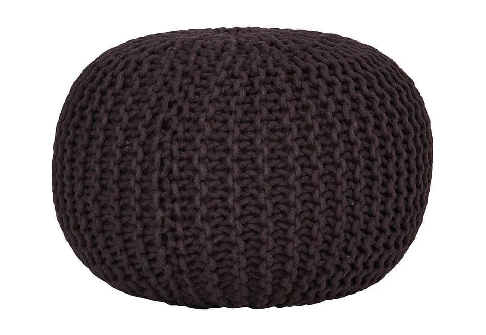 Gutmann Factory Sitz-Pouf Grau 100% Baumwolle Modern