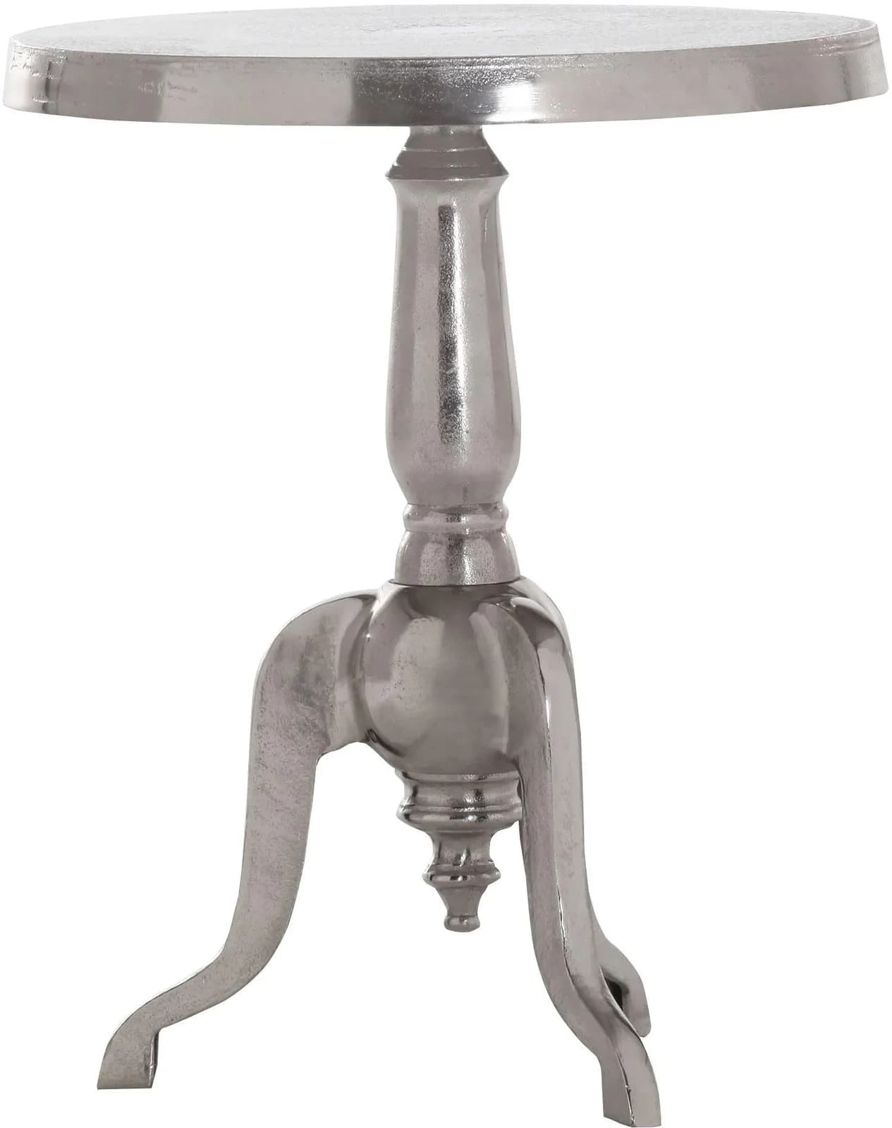 GUTMANN FACTORY Beistelltisch Classic Aluminium Grau Rund