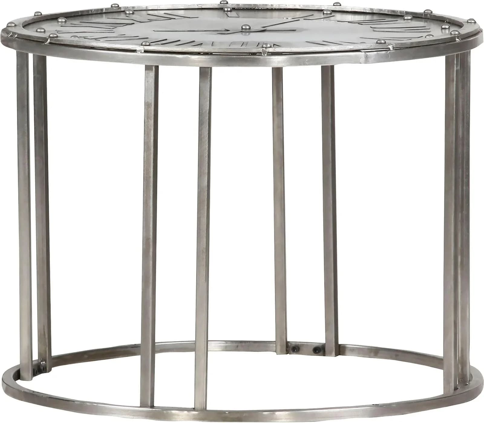Beistelltisch GUTMANN FACTORY "Cheesy" Silber Metall