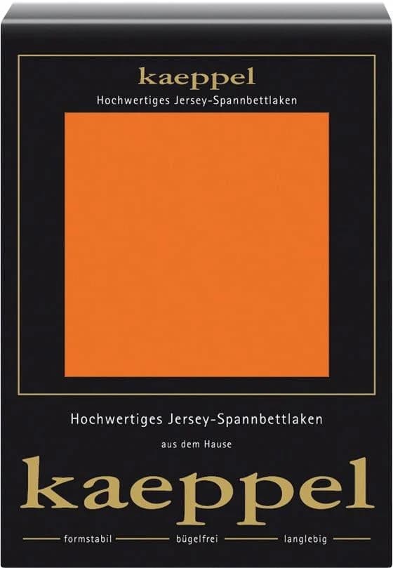 Kaeppel Spannbettlaken Jersey 100% Baumwolle Orange