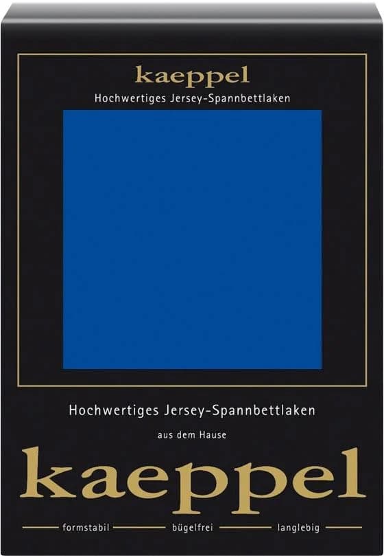 Kaeppel Spannbettlaken Jersey 100% Baumwolle Royal Blau