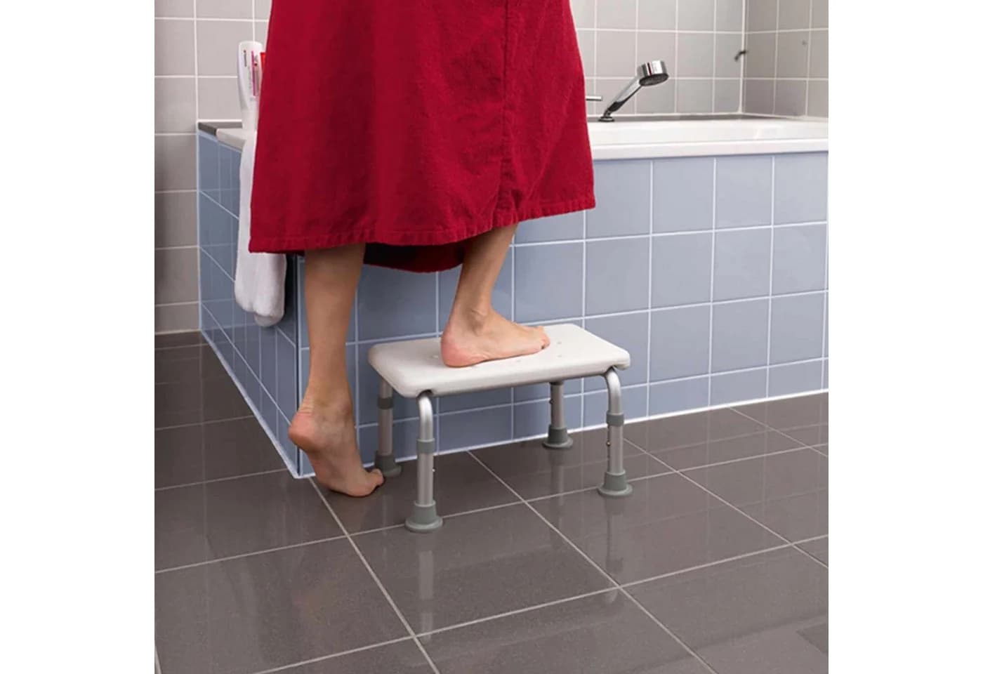 RUSSKA Badewannen-Einstiegshilfe höhenverstellbar Weiß - Bild 4