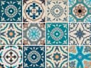 HOME AFFAIRE Fliesenaufkleber Ornamente Blau Türkis 12er Set Bild 2