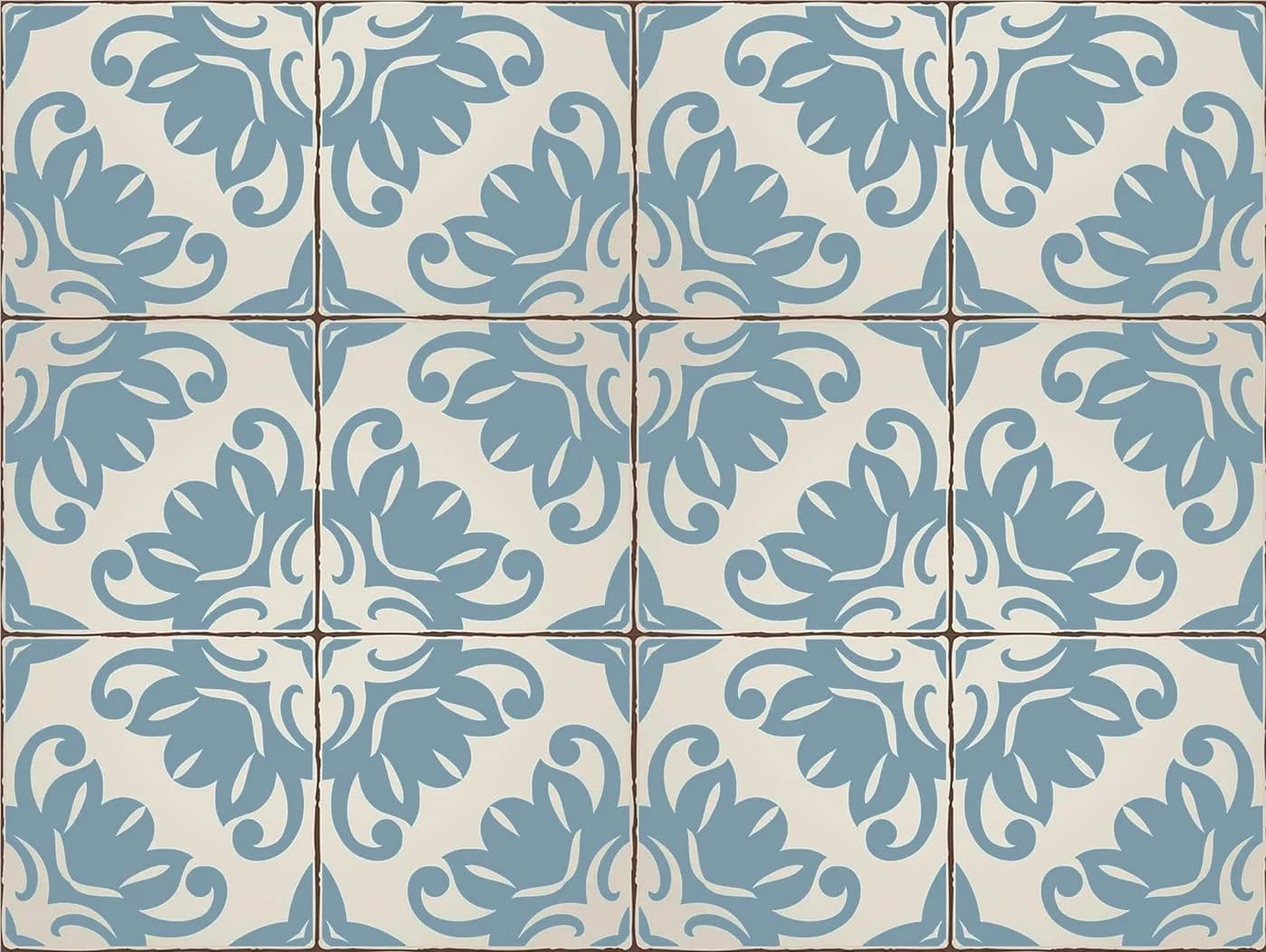 HOME AFFAIRE Fliesenaufkleber Ornamente Grau 12er Set - Bild 2