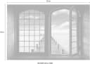 QUEENCE Wandsticker Bora Bora Blau 3D Fensterdurchbruch Bild 3